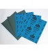 Абразивная водостойкая бумага MATADOR 991 / голубая / 230x280мм Р1200