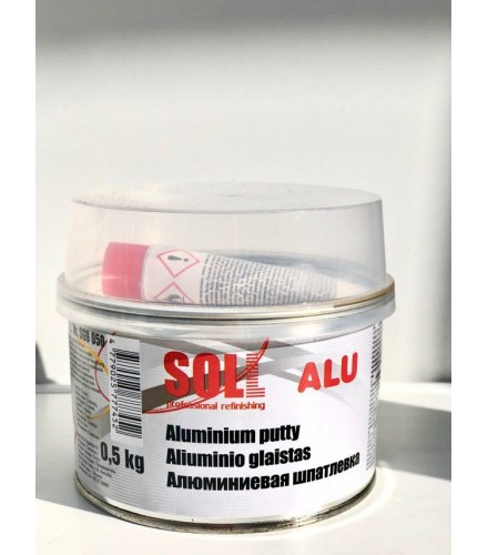 Алюминиевая шпатлевка SOLL ALU 0.5 кг