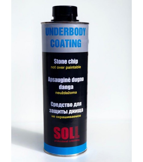 Средство для защиты днища,не окрашиваемое SOLL UNDERBODY COATING,черный, 1 л