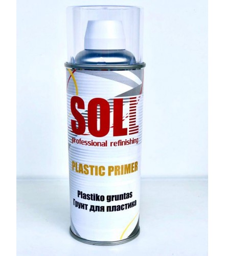 Грунт для пластика SOLL PLASTIC PRIMER, прозрачный, 400мл